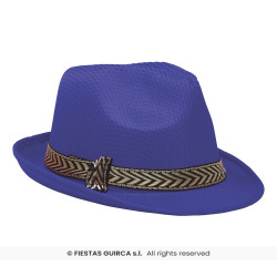 Chapeau Borsalino Bleu avec Bandeau