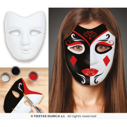 Masque Blanc Adulte à Décorer
