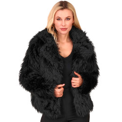 Veste En Peluche Noire
