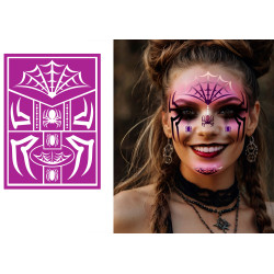 Pochoir de Maquillage Enfant Araignée Pochoir de Maquillage Enfant Araignée