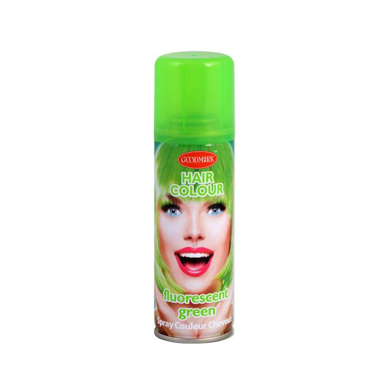 Laque à Cheveux 125 ml Vert Fluo - Goodmark Laque à Cheveux 125 ml Vert Fluo - Goodmark