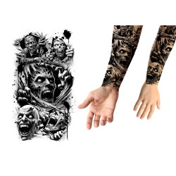 Tatouage Temporaire Zombie