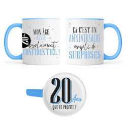 Mug Anniversaire 20 Ans