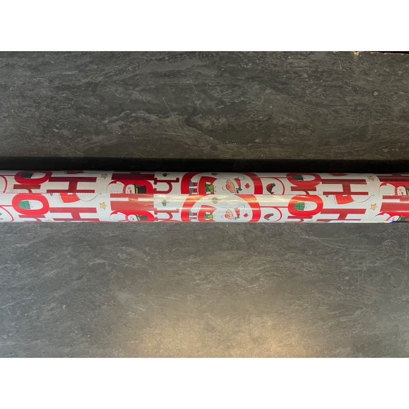 Papier Cadeau 50 Mètres Noël HoHo 60 Grammes Papier Cadeau 50 Mètres Noël HoHo 60 Grammes