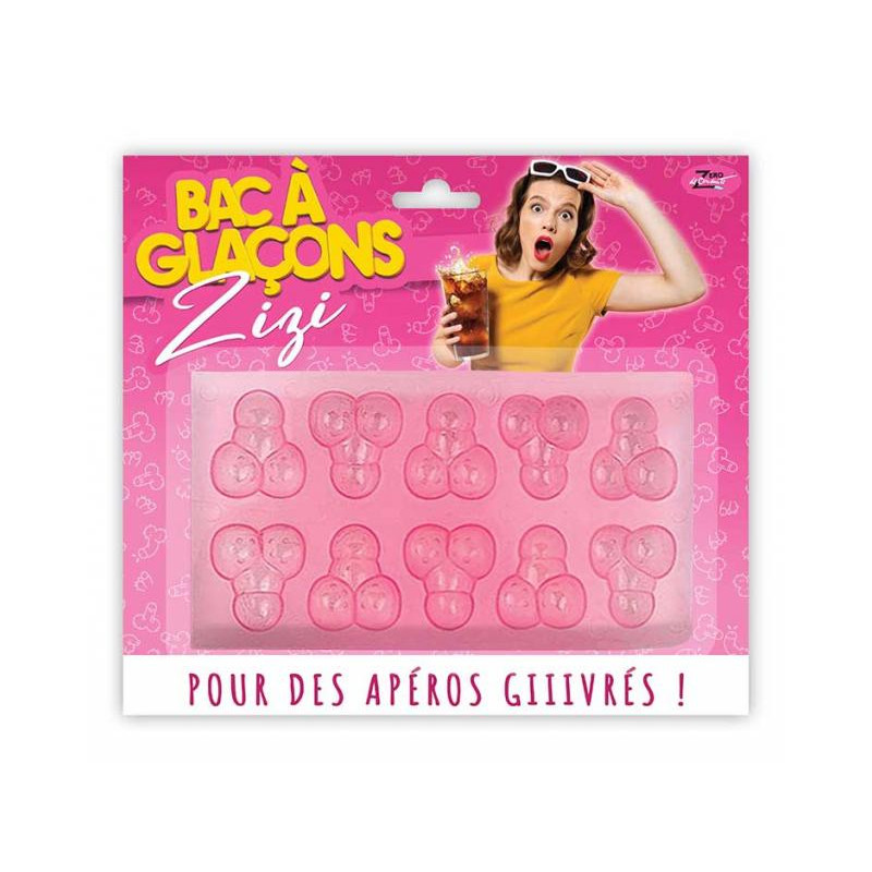 Bac à Glaçons Humoristique Zizi