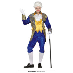 Déguisement Marquis Bleu et Or