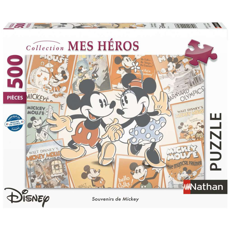 Puzzle Souvenirs De Mickey Disney 500 Pièces - Ravensburger