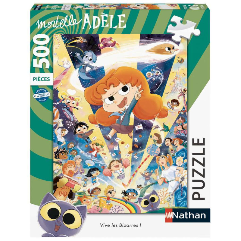 Puzzle Mortelle Adèle 500 Pièces - Nathan