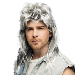 Perruque Mulet Grise Davey