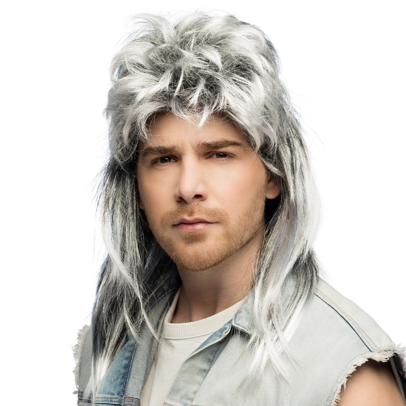 Perruque Mulet Grise Davey