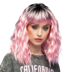 Perruque Mi-Longue Ondulé...