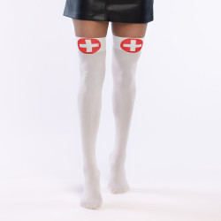 Collant Opaque Blanc...