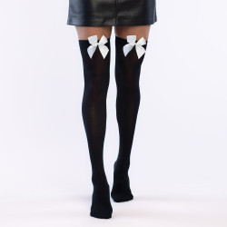 Collant Opaque Noir Avec...