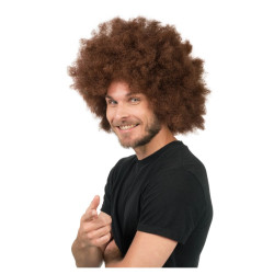 Perruque Afro Cheveux Acajou
