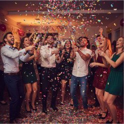 Canon à Confettis Papier Multicolore 20cm