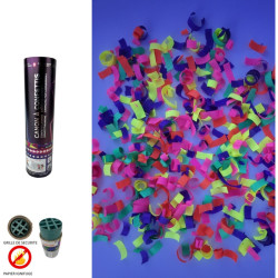 Canon à Confettis Papier Néon Fluo 20cm