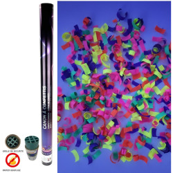 Canon à Confettis Papier Néon Fluo 80cm