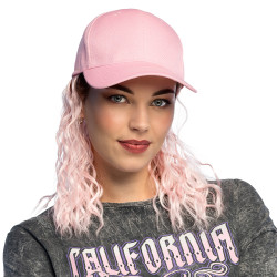 Casquette Rose Avec Cheveux...