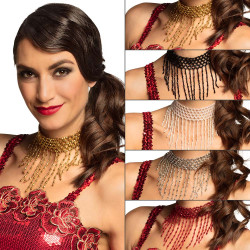 Collier Elastique Perles...