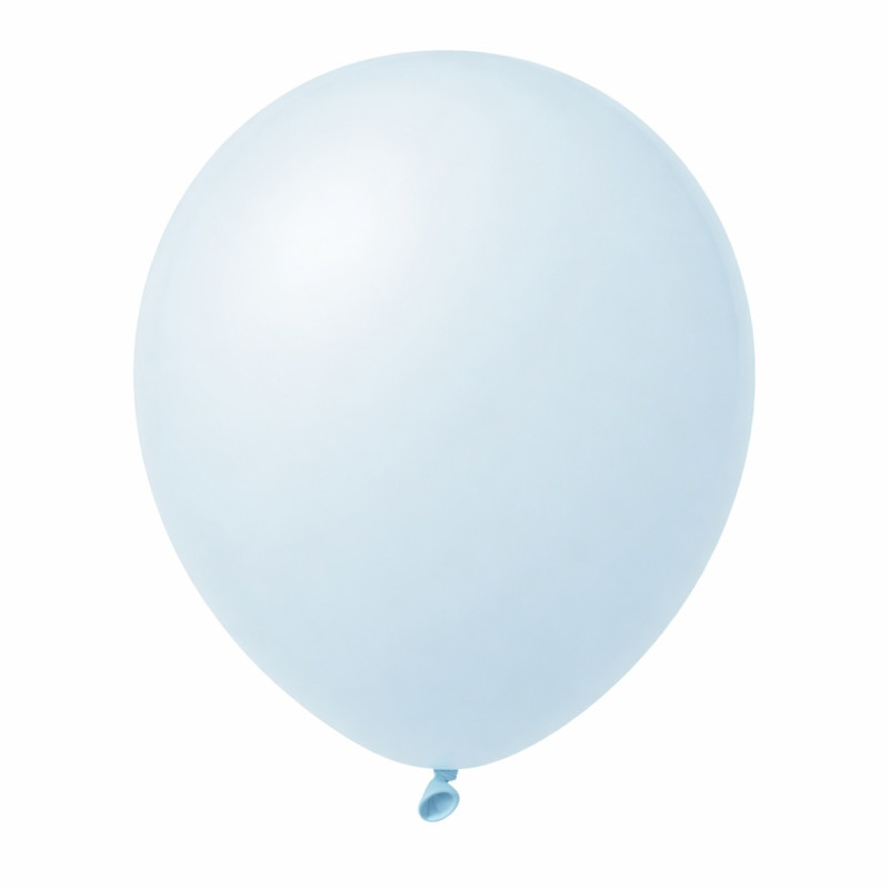 Ballons de Baudruche Opaques Macarons Bleu 50 Pièces