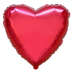 Ballon Aluminium Coeur Rouge 80cm