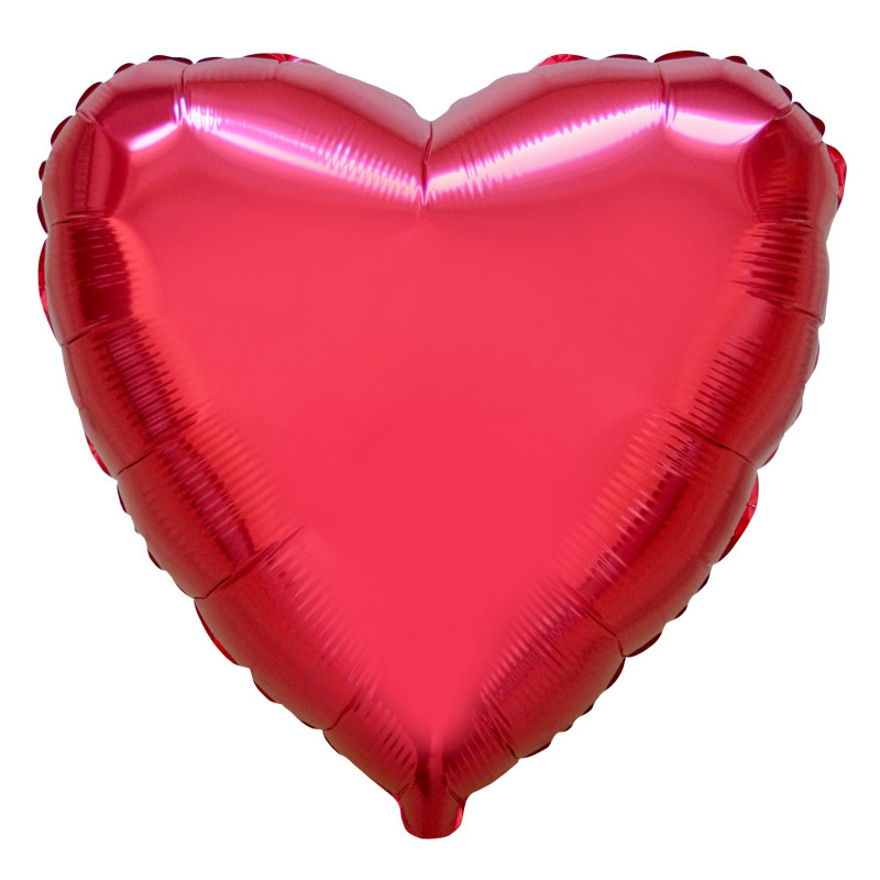 Ballon Aluminium Coeur Rouge 80cm