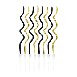 Bougie Twist Spirale Or Et...