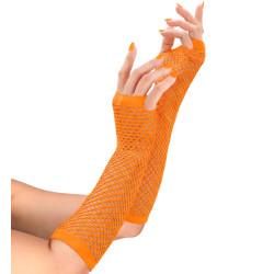 Gants Longs Résille Orange...