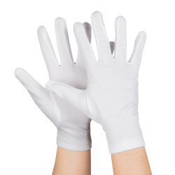 Gants Blanc Courts