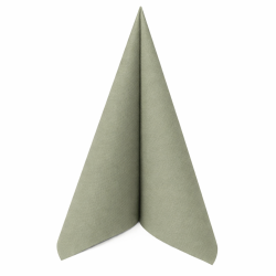 Serviette en Papier Voie Sèche Vert Olive 40x40cm 25 pièces