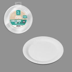 Assiettes Rondes en Carton...