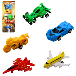 Véhicules 10cm Assortis 5...