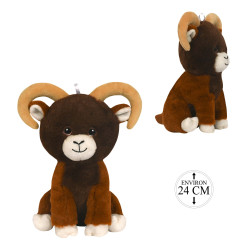 Peluche Mouflon Assis 24cm