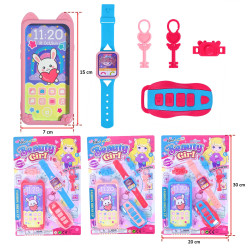 Téléphone Factice avec Accessoires Girly