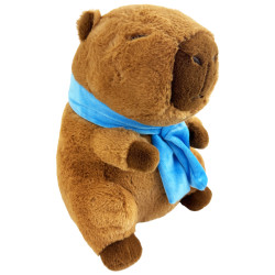 Peluche Géante Capybara Assis Avec Echarpe 55cm