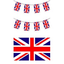 Guirlande Royaume Uni 5 Mètres Fanions Rectangulaires