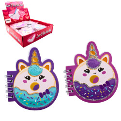 Carnet Licorne Pailleté