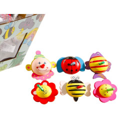 Toupie Bois Assortis 6,8cm