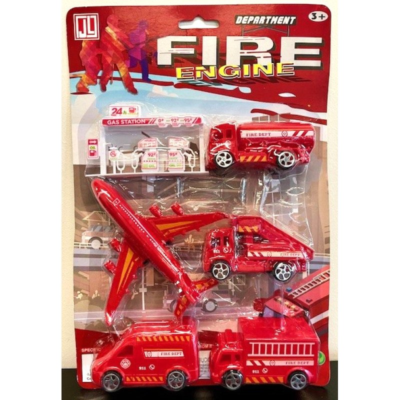Véhicules de Pompier Assortis Avec Accessoire