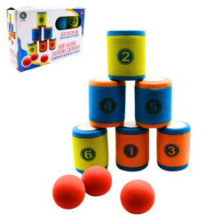 Jeu de Chamboule tout - Casse Boîtes en Mousse