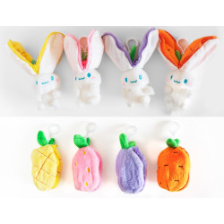 Peluche Lapin Fruit Zip 15cm