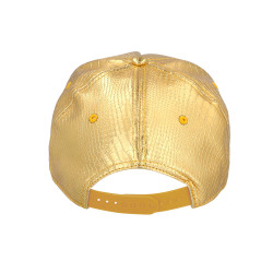 Casquette Dollars Or Imitation Peau Serpent