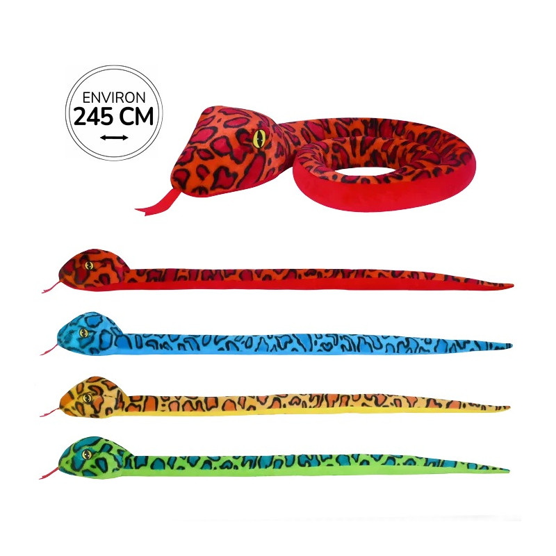 Peluche Géante Serpent 245cm