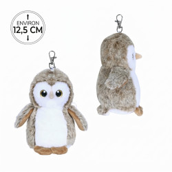 Porte Clés Peluche Hibou 12,5cm