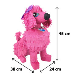 Piñata Caniche Rose