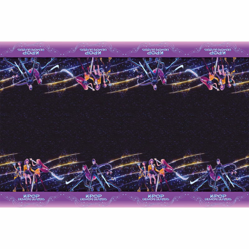 Nappe En Plastique K-Pop Demon Hunters 120x180cm