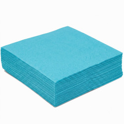Serviette en Papier Unie Aqua