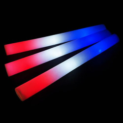 Bâton Mousse Lumineux Tricolore 47cm