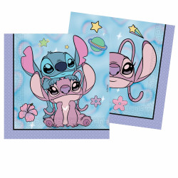 Serviettes En Papier Anniversaire Angel Mignon- 20 Pièces