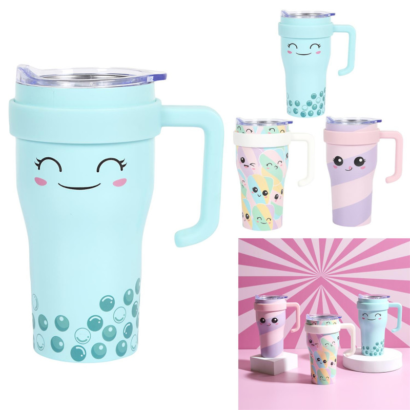 Mug de Transport Isotherme Miami Kawaii 60cl